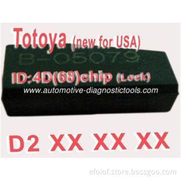 Toyota 4D 68 Auto Key Chip D2xxxx, Car Key Transponder Chip